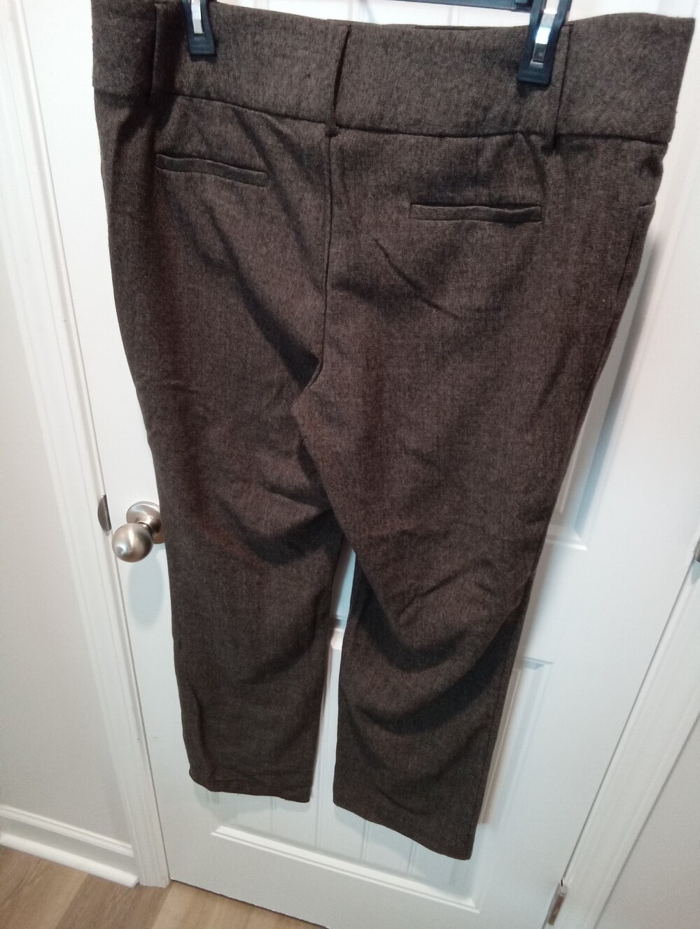 Apt.9 Modern Fit Career Trousers Sz 14 Flat Front Slash Pockets Straight Leg Fit - Picture 4 of 13